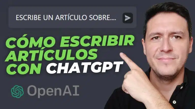Cómo Escribir Artículos con ChatGPT (Tutorial)