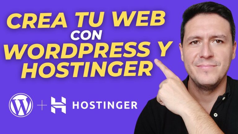 Crea Tu Web con WordPress y Hostinger (Tutorial 2023)