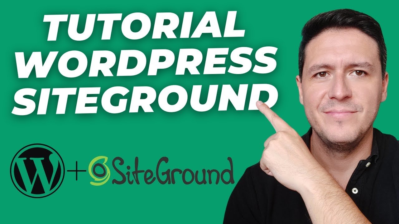 Crea tu Web WordPress en SITEGROUND | Tutorial Paso a Paso 2023