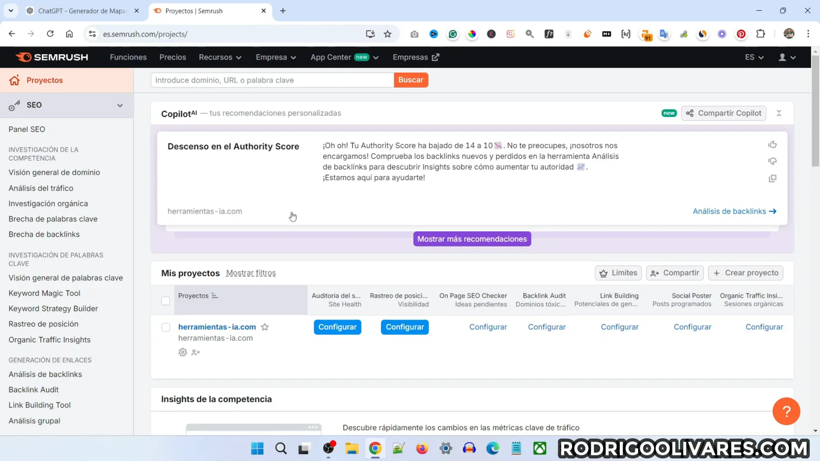 Uso de herramientas de SEO