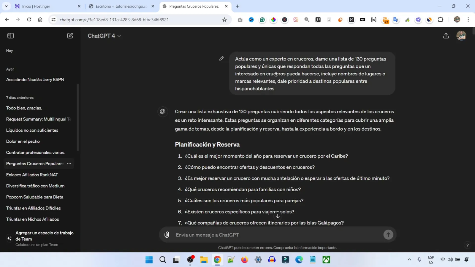 Guía Completa para Crear un Sitio Web de Nicho sobre Cruceros con WordPress y SEOWriting AI