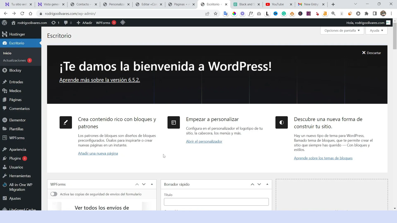 Actualizando plugins en WordPress