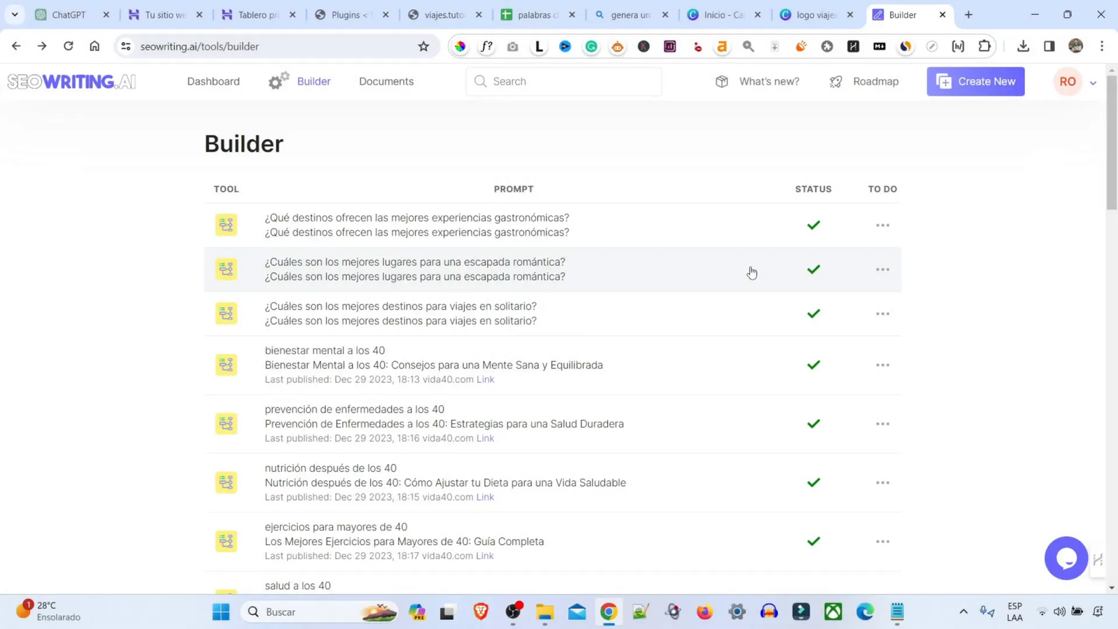 Cómo Hacer una Web Nicho: Guía Completa para Crear Tu Sitio de Viajes 9 Generación de artículos con SEOWriting