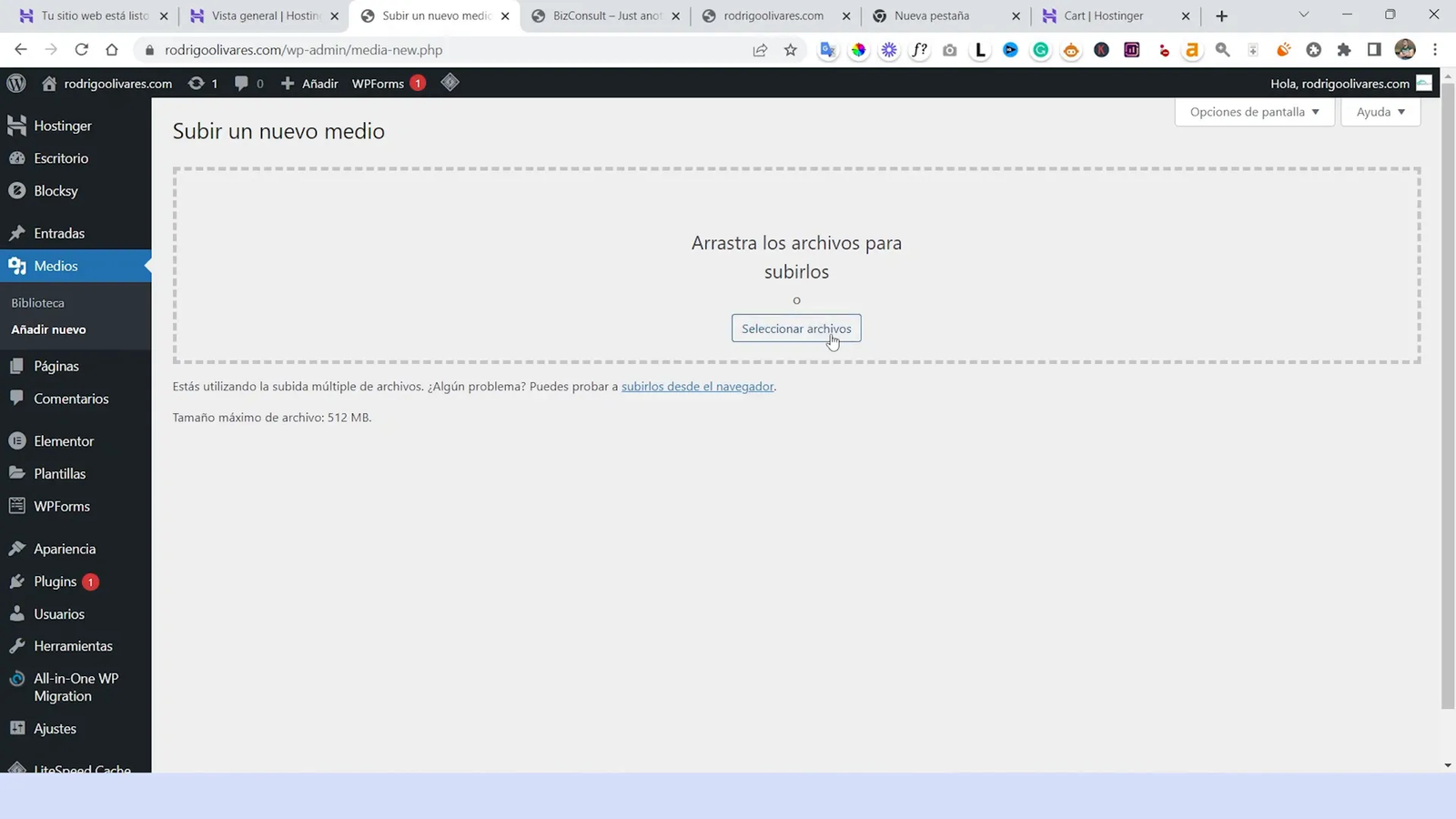 Publicando una nueva entrada