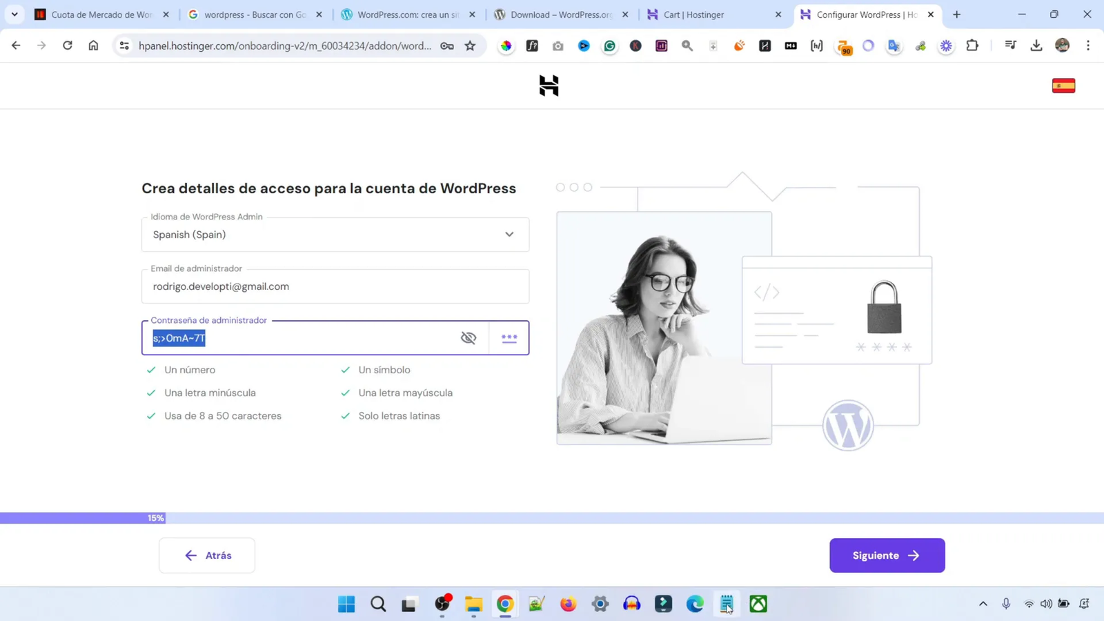 Proceso de Instalación de WordPress