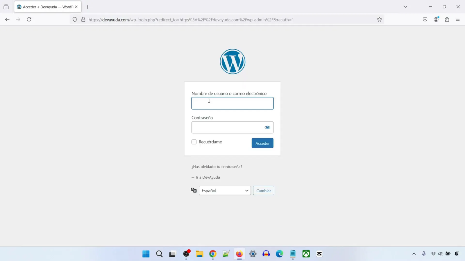 Cómo Migrar WordPress a Hostinger en 5 Minutos 23 Ingreso al panel de WordPress después de la migración