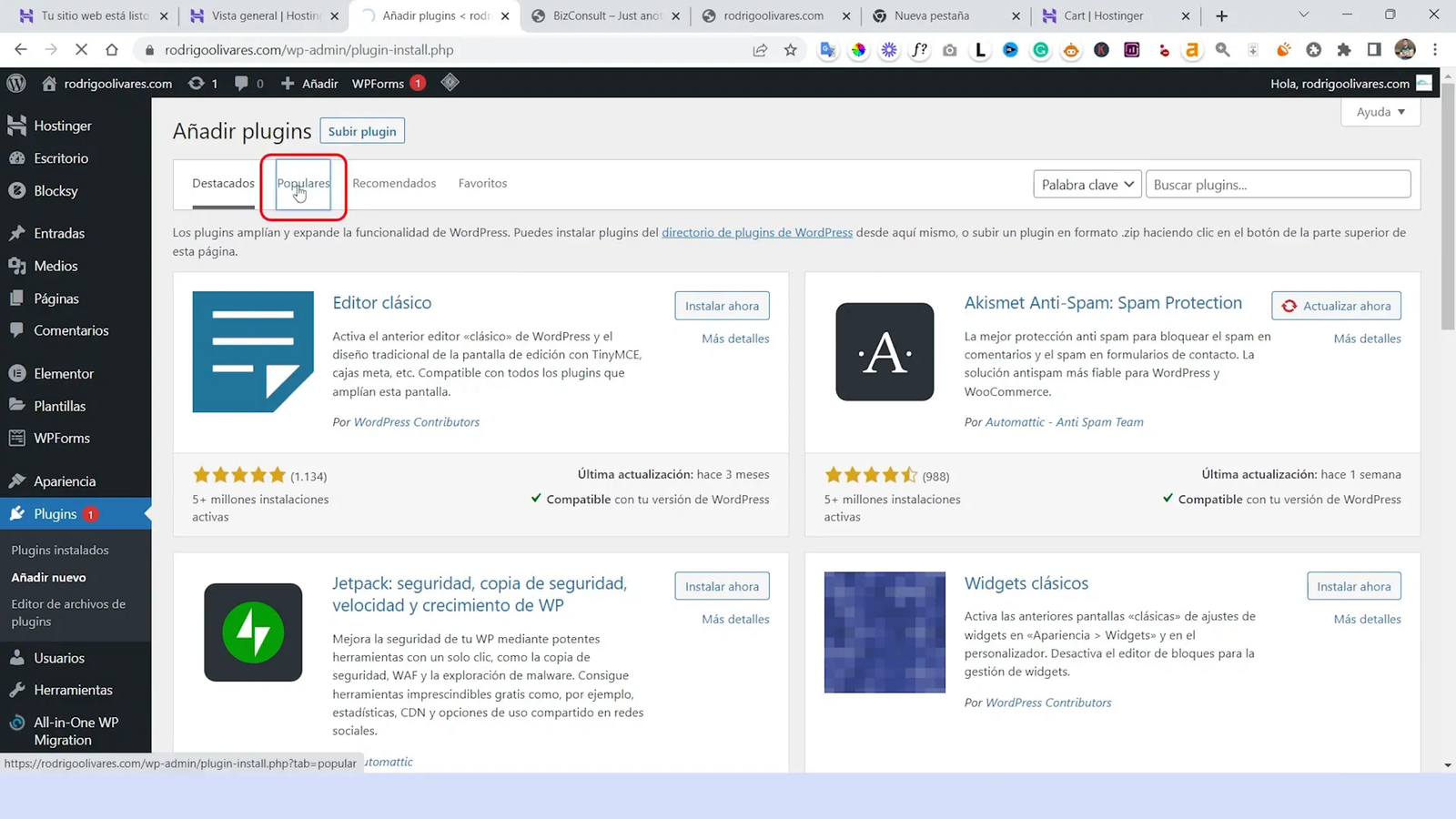 Explorando plugins populares