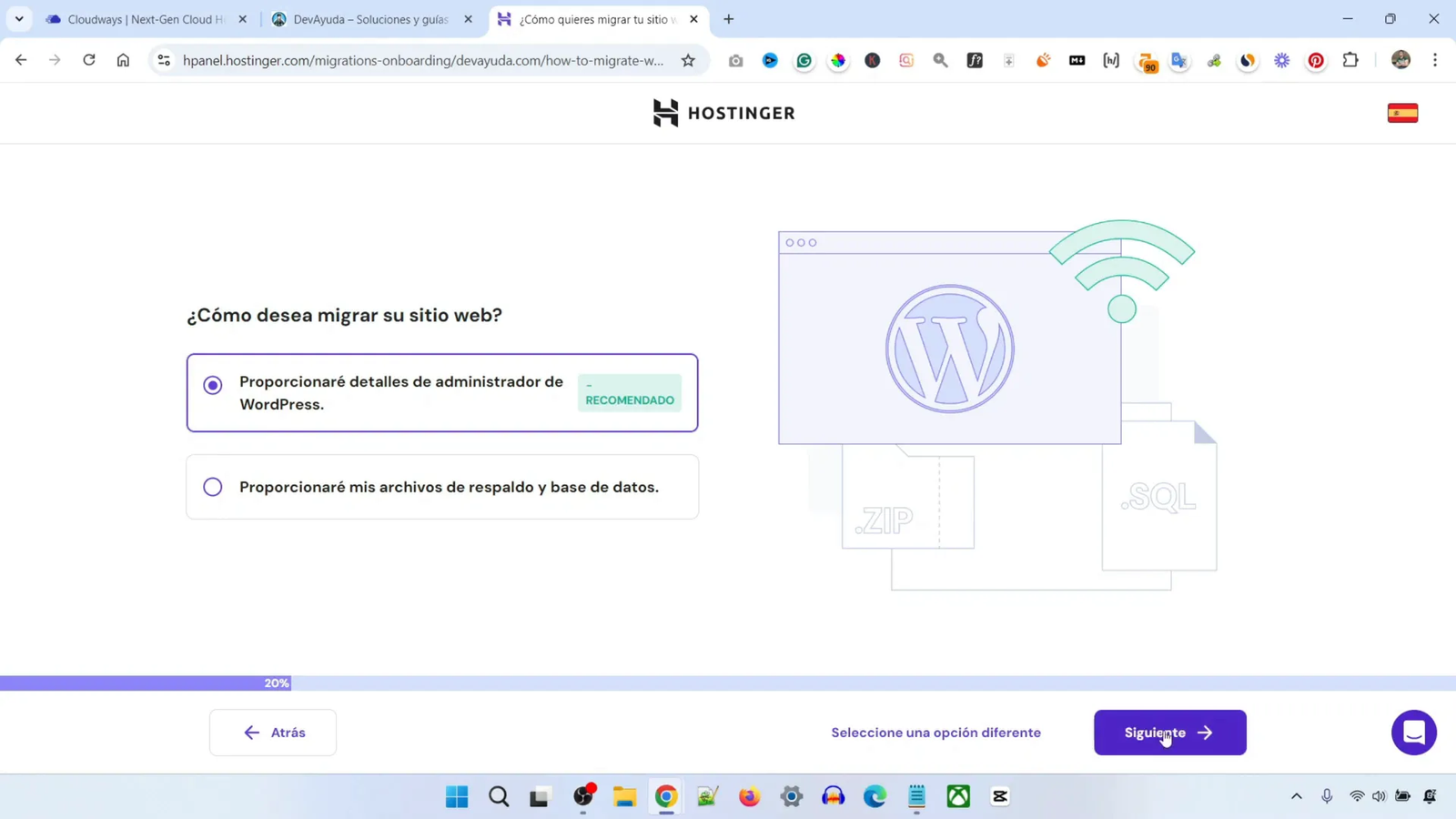Cómo Migrar WordPress a Hostinger en 5 Minutos 16 Confirmación de no realizar cambios en la configuración DNS