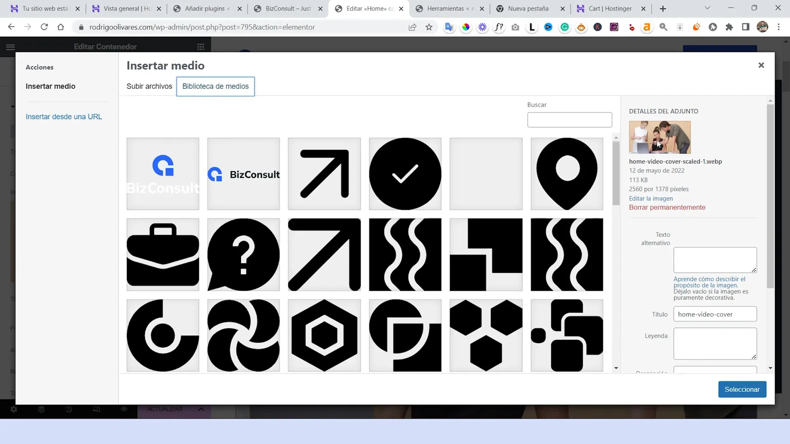 Buscando imágenes en Pexels