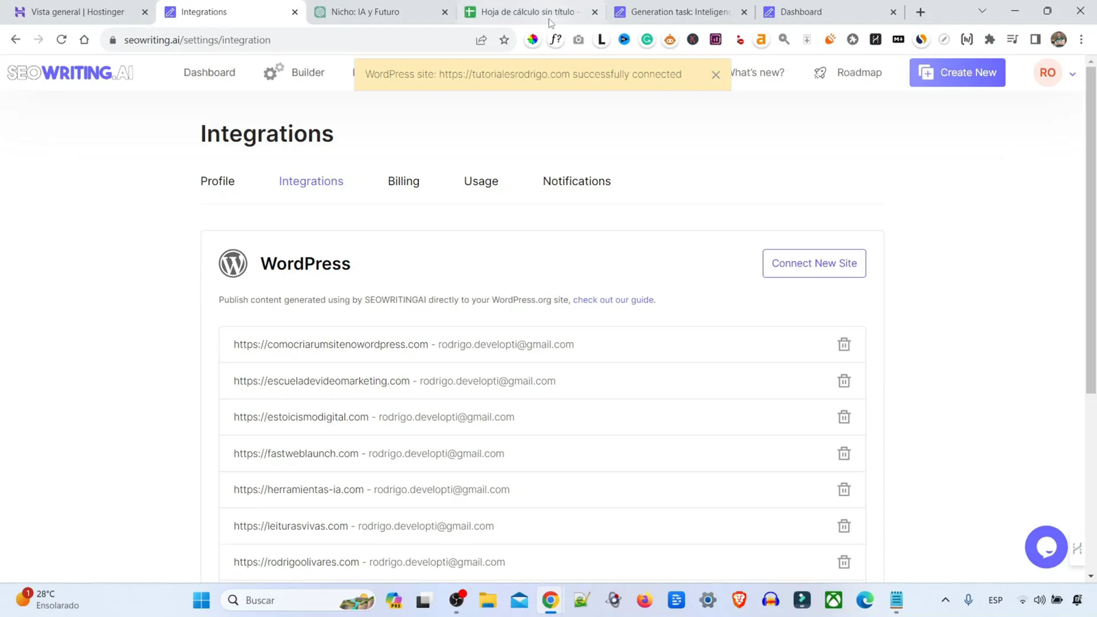 Ejemplo de contenido generado con SEO Griding