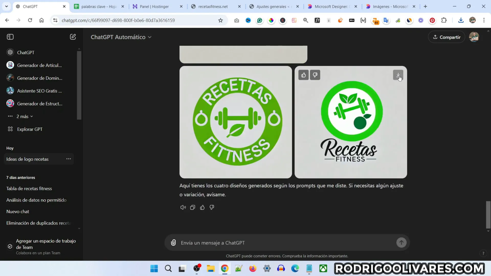 Logo finalizado en Canva