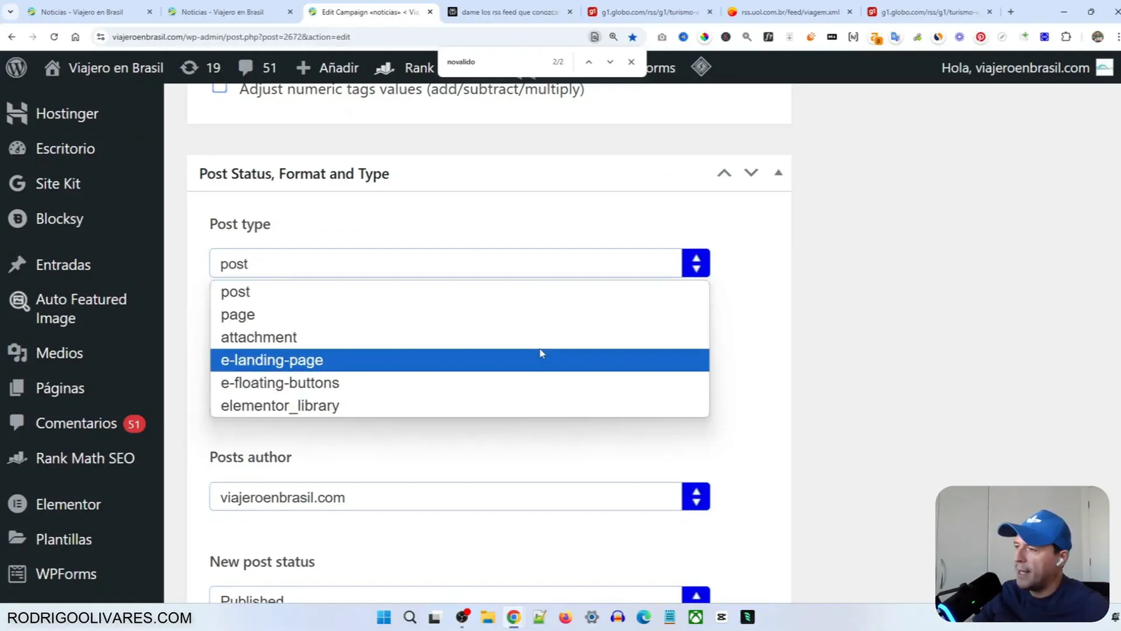 Ejemplo de traducción de contenido