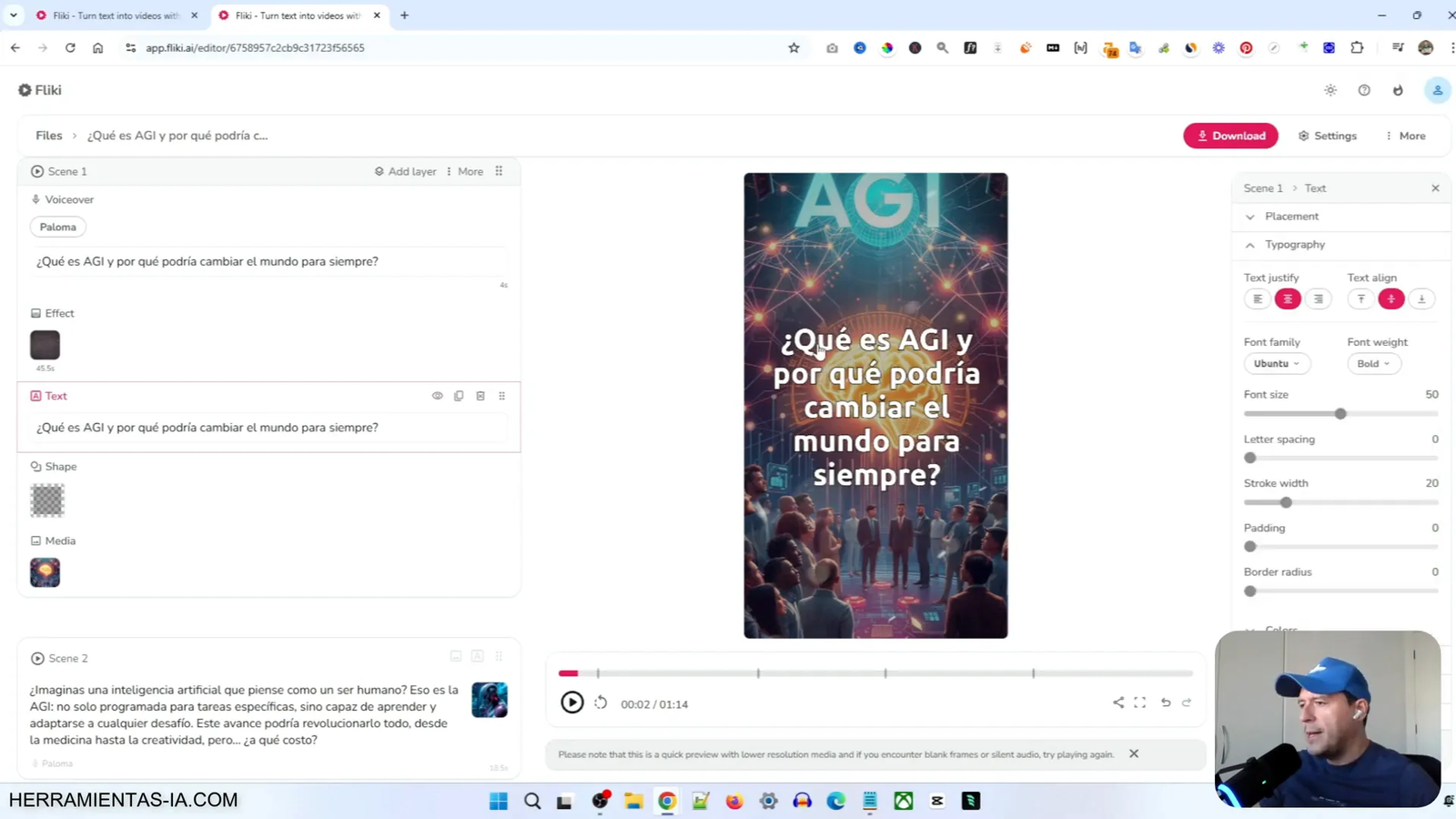 Cómo Crear Videos con IA usando Fliki en 2025 4 Selección de voces en Fliki