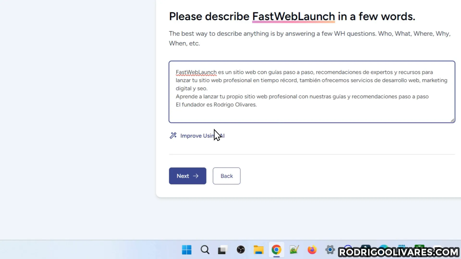 Mejorando el texto con IA