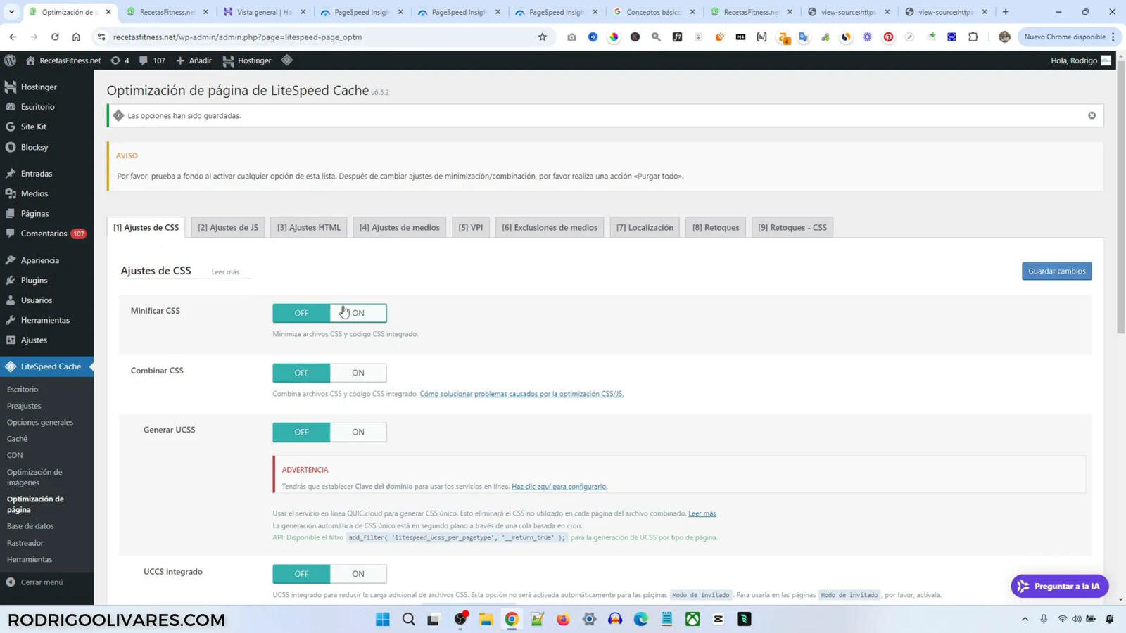 Ejemplo de estrategia de prueba y error