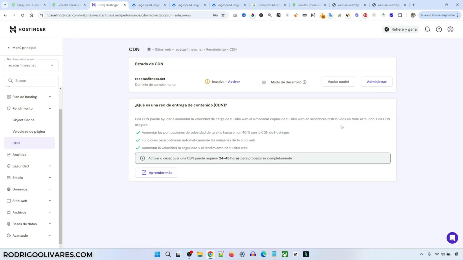 Configuración de vinificación y combinación de CSS