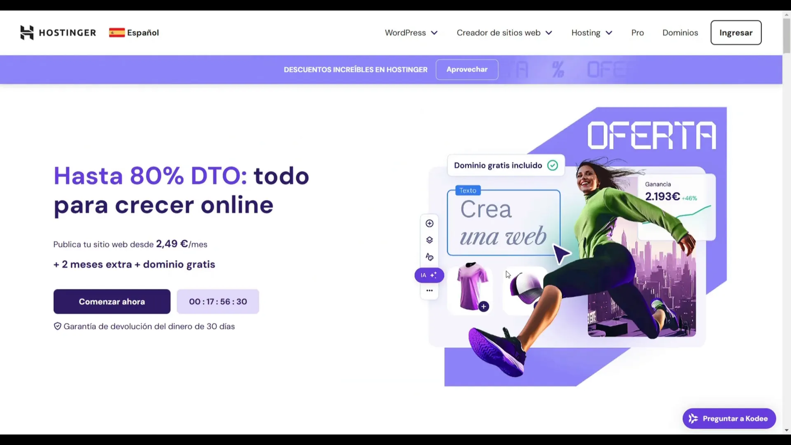 Códigos de descuento y recursos adicionales