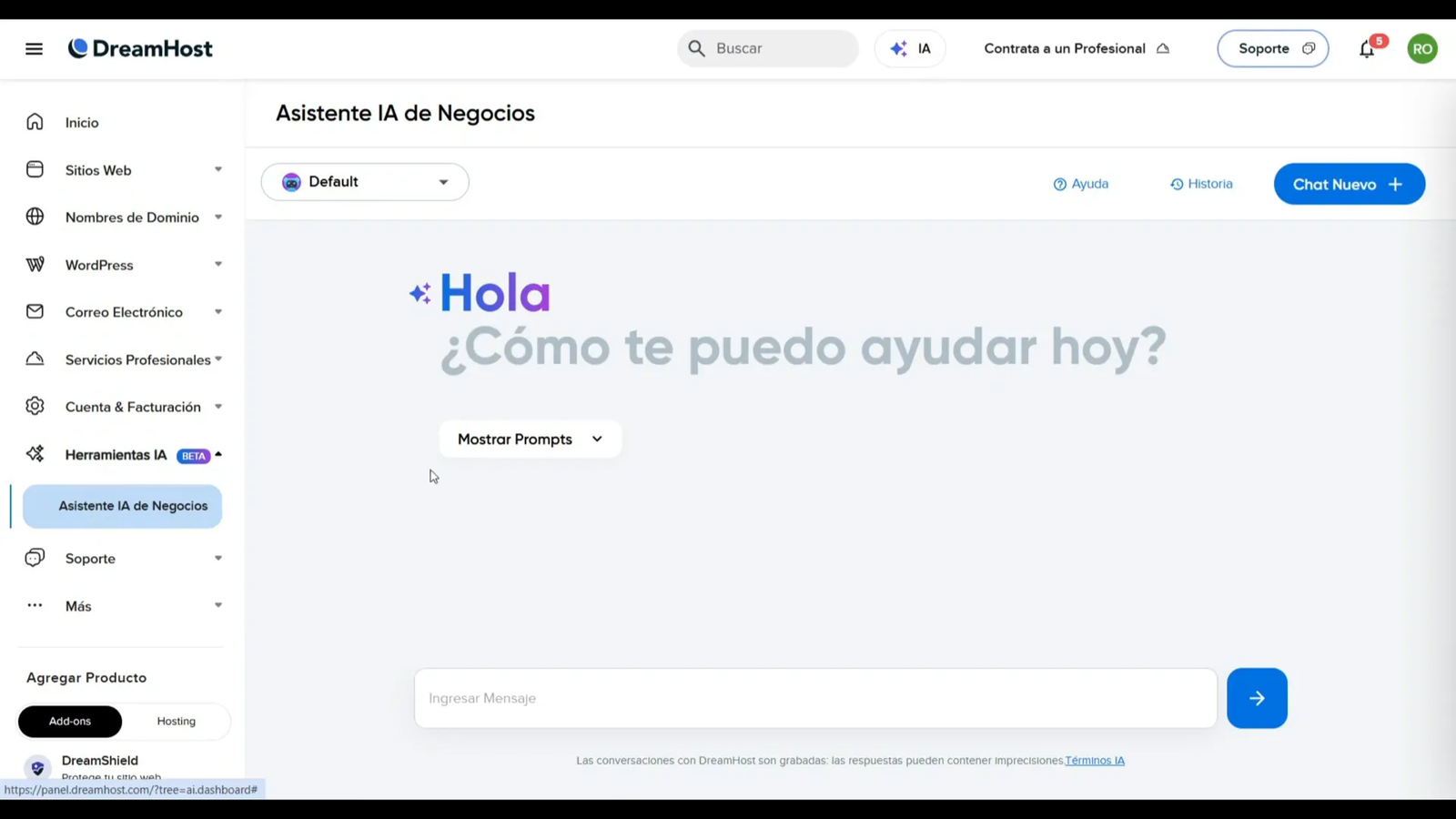 Innovaciones en DreamHost