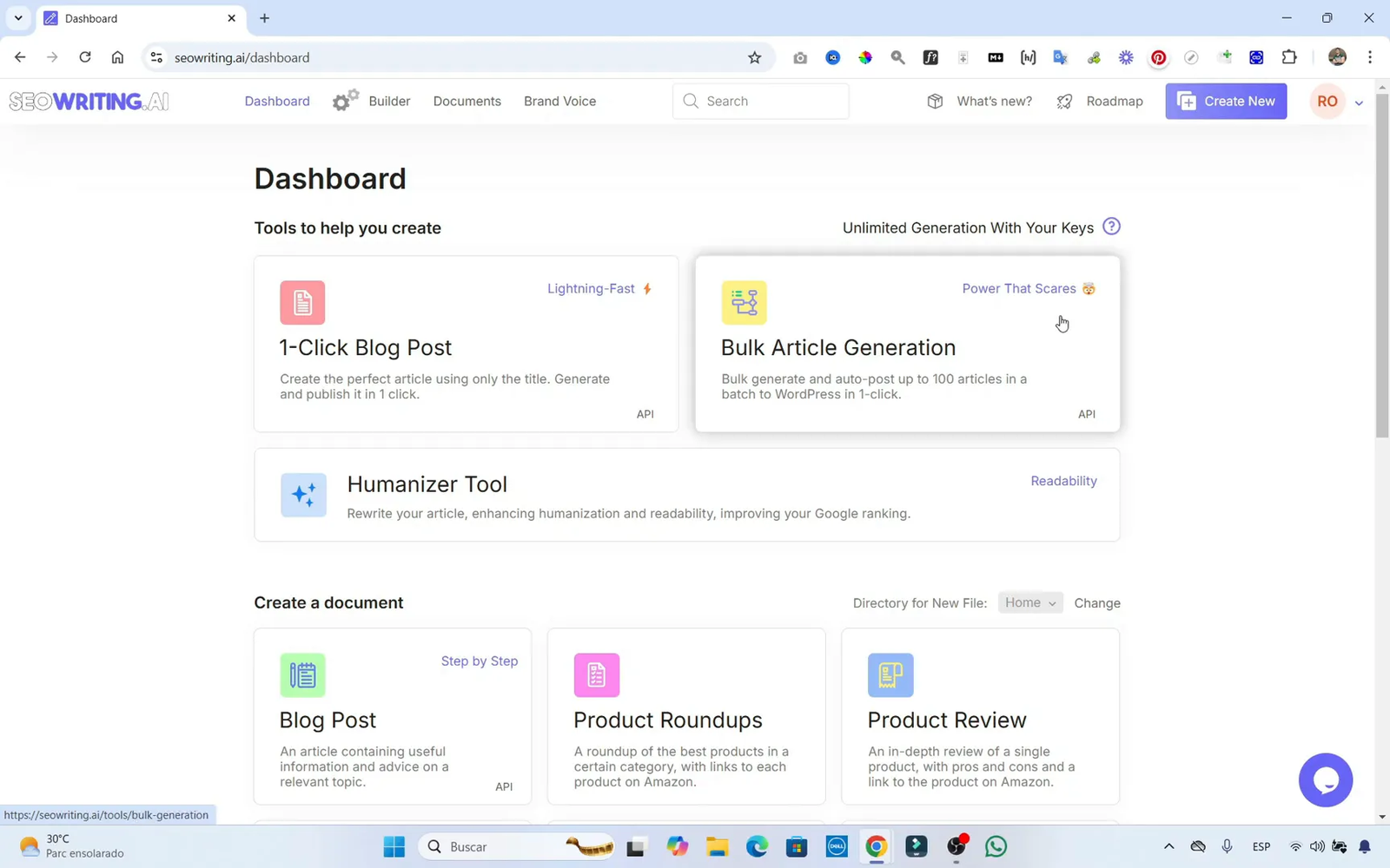 Cómo Escribir Artículos con SEOWriting Correctamente (Tutorial 2025) 3 Creación de un nuevo artículo en SEOWriting