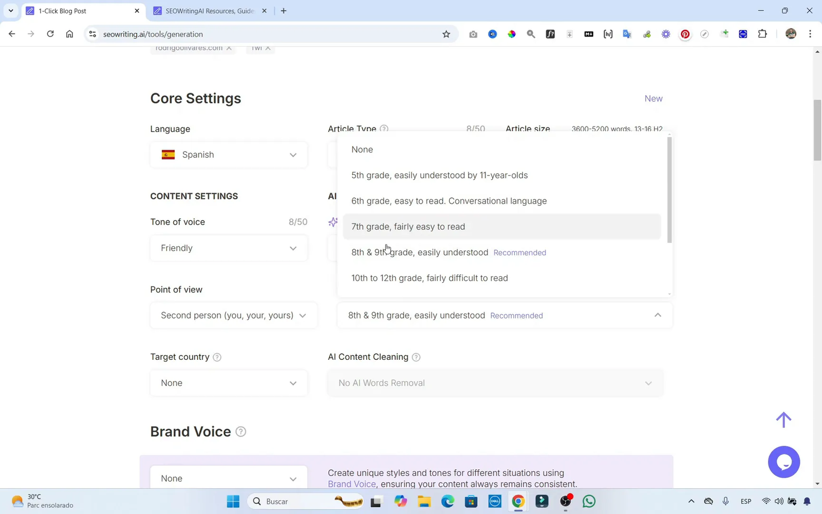 Cómo Escribir Artículos con SEOWriting Correctamente (Tutorial 2025) 14 Generación del artículo en SEOWriting