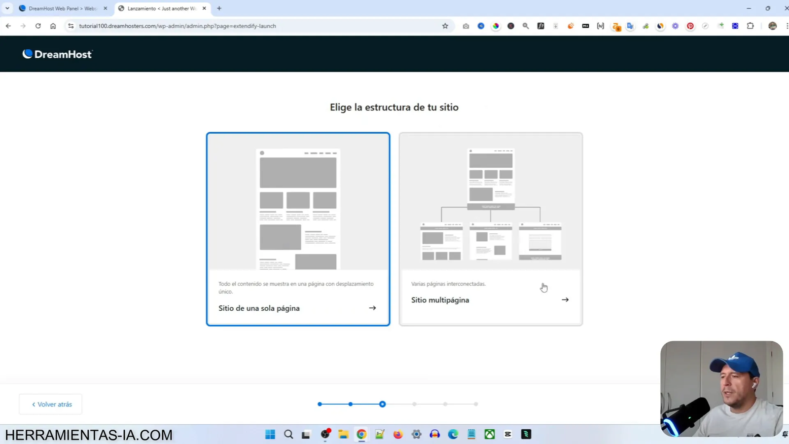 Crea tu Web WordPress Completa en Menos de 10 Minutos con esta IA 8 Opciones de estructura de sitio