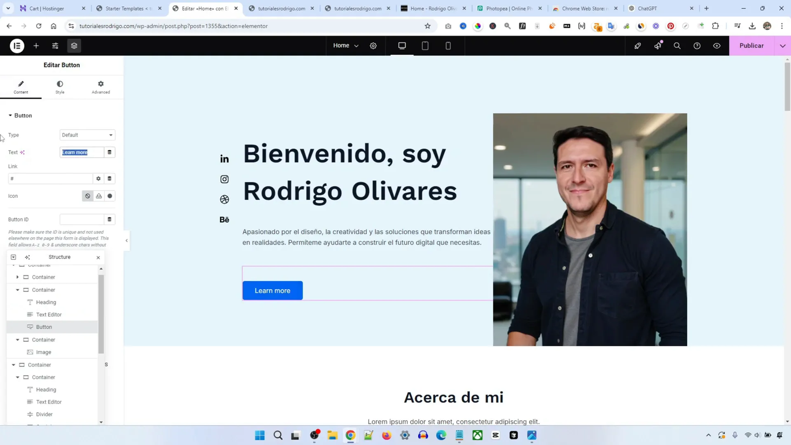 Crea tu Propia Web en 2025 con WordPress y Hostinger: Guía Completa para Principiantes 21 Ejemplo de contenido generado