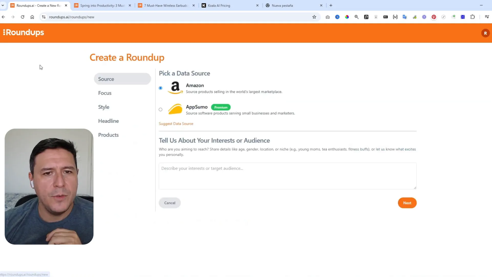 Ejemplo de artículo generado con Roundups