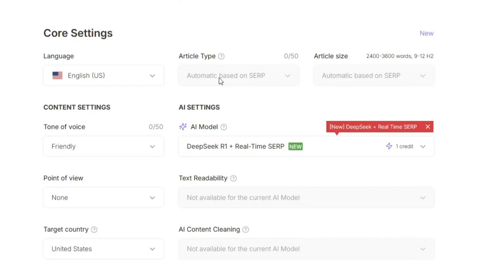 Automatización basada en SERP