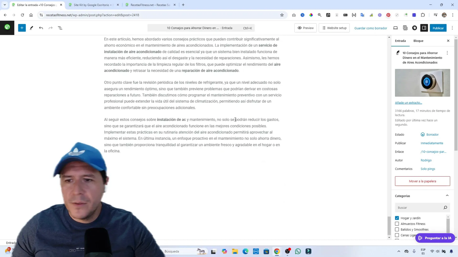 Revisión del artículo antes de publicación