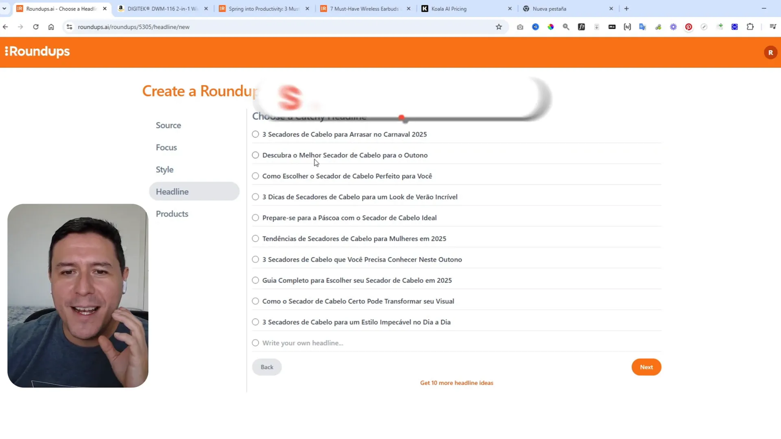 Ejemplo de título atractivo