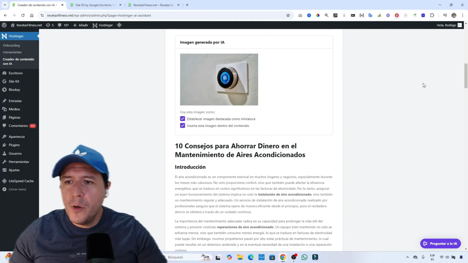 Ejemplo de artículo generado con IA