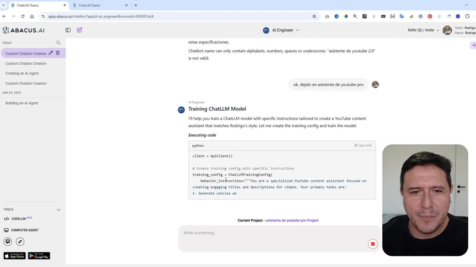 Crea un Chatbot de IA que Trabaja para Ti con ChatLLM 3 Configuración del asistente en ChatLLM
