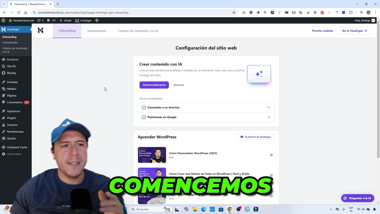 Cómo Crear Contenido con IA en Hostinger Sin Gastar de Más