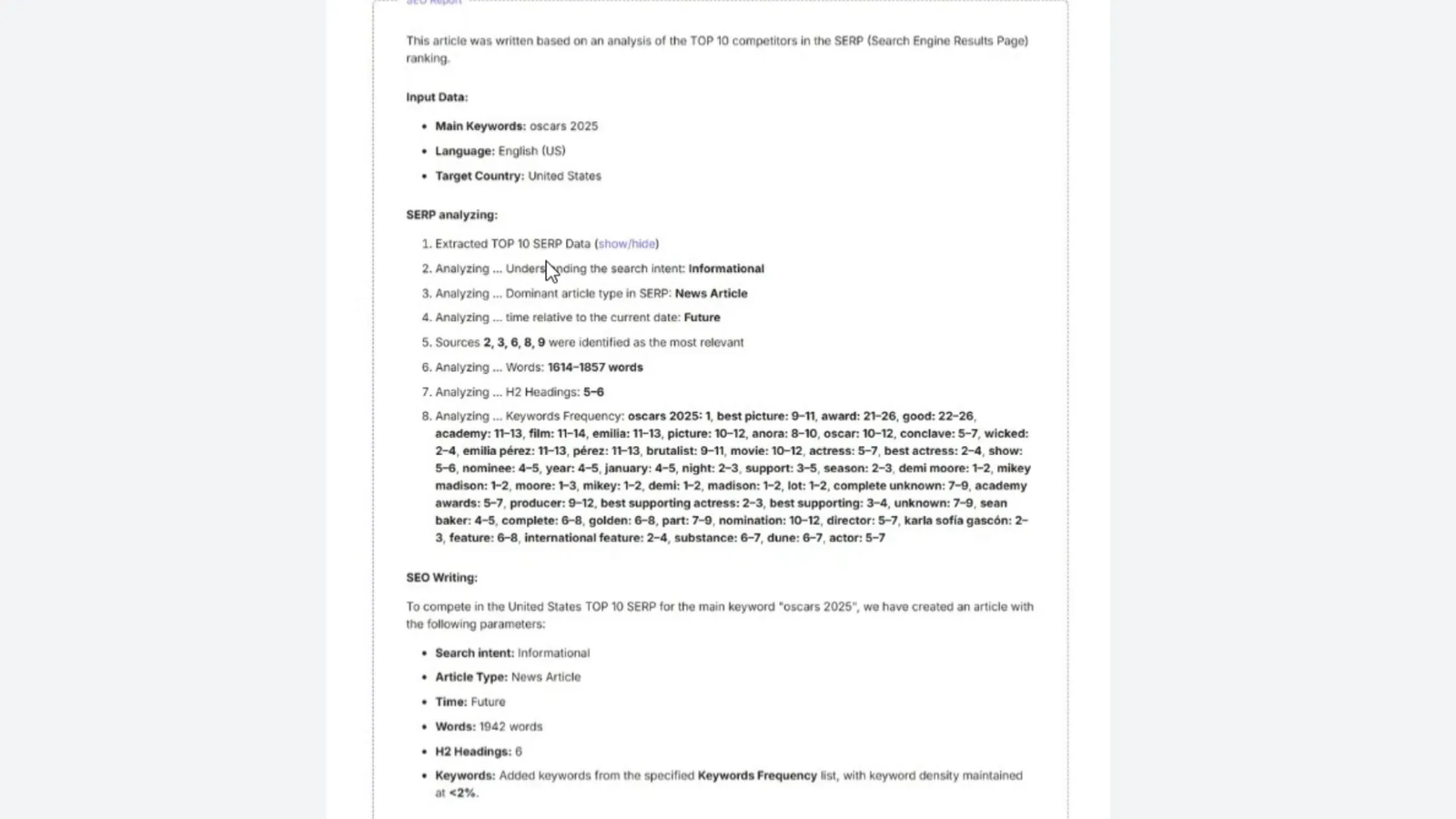 Nuevas funciones de SEO Griding