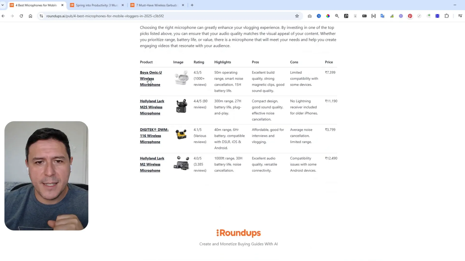 Roundups: Crea Artículos de Afiliado con IA y Monetiza Tu Web