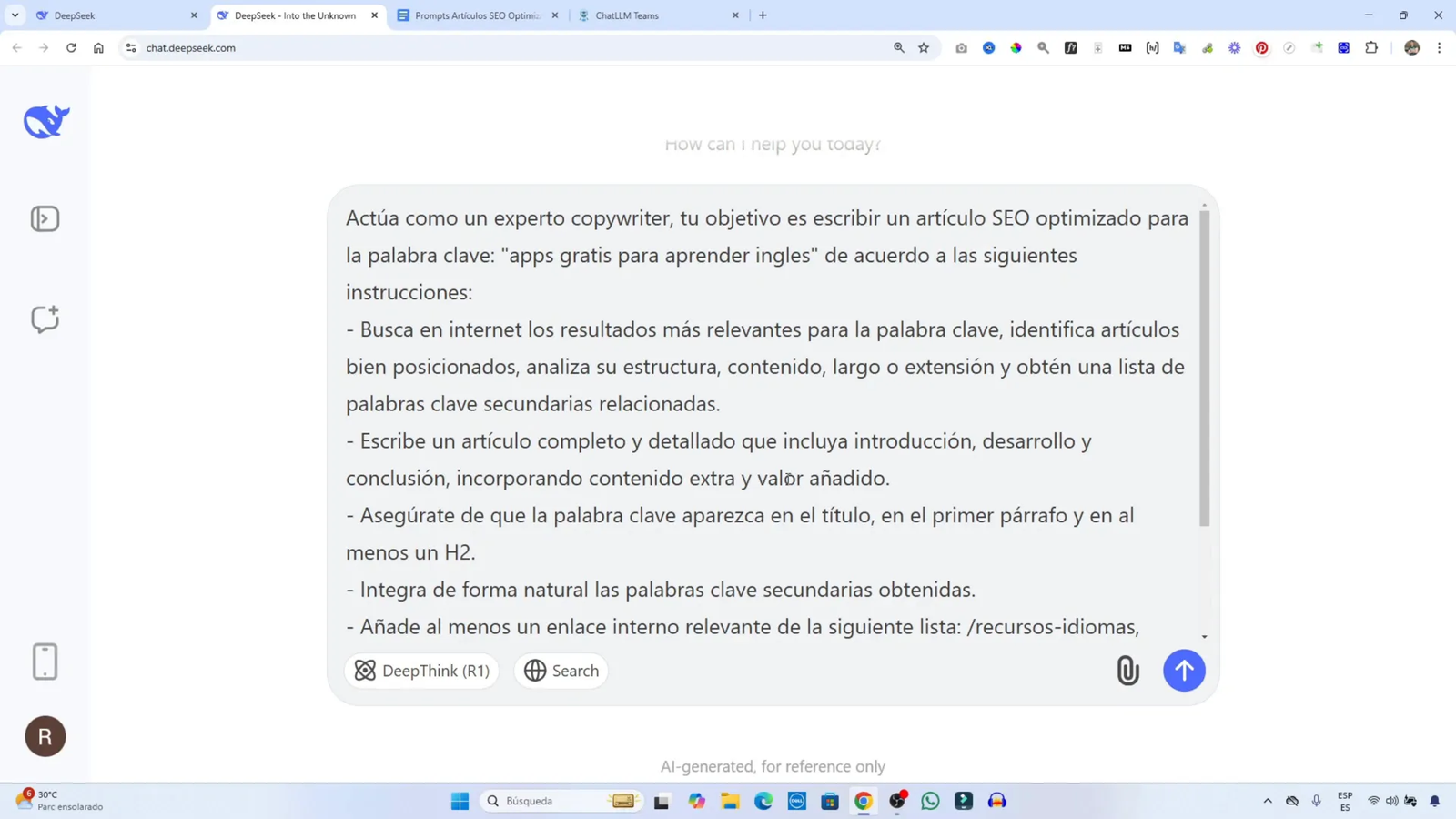 Estructura de un artículo SEO eficaz