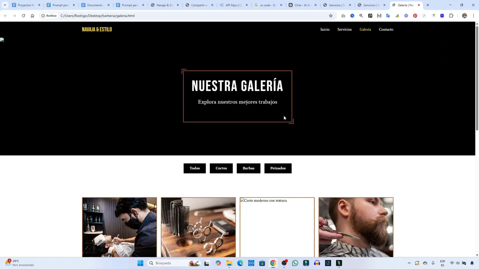 Copia mi Método: Crea Sitios Web Completos para Clientes o para Ti usando IA 11 Diseño de la galería
