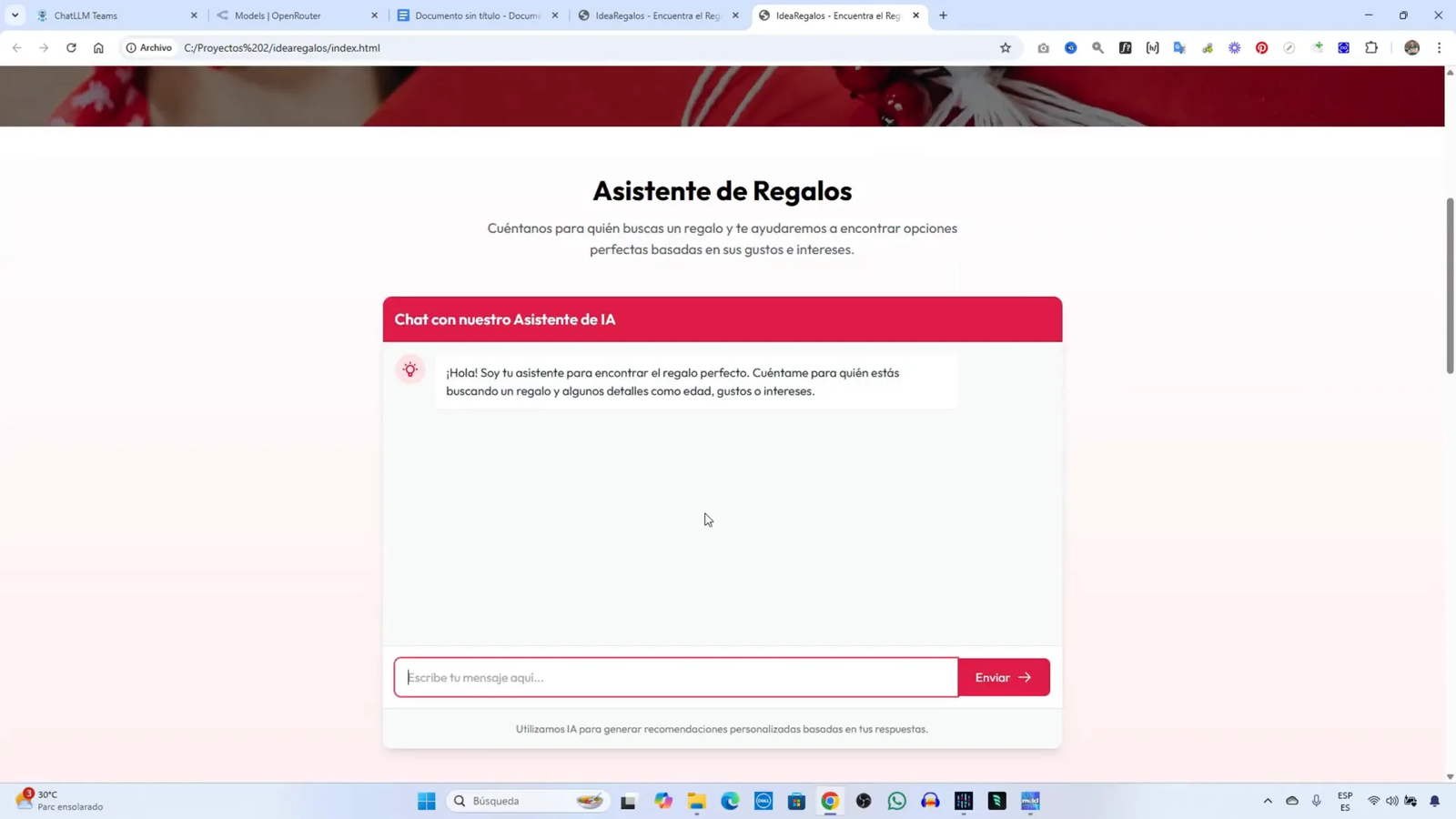 Recogida de feedback de usuarios