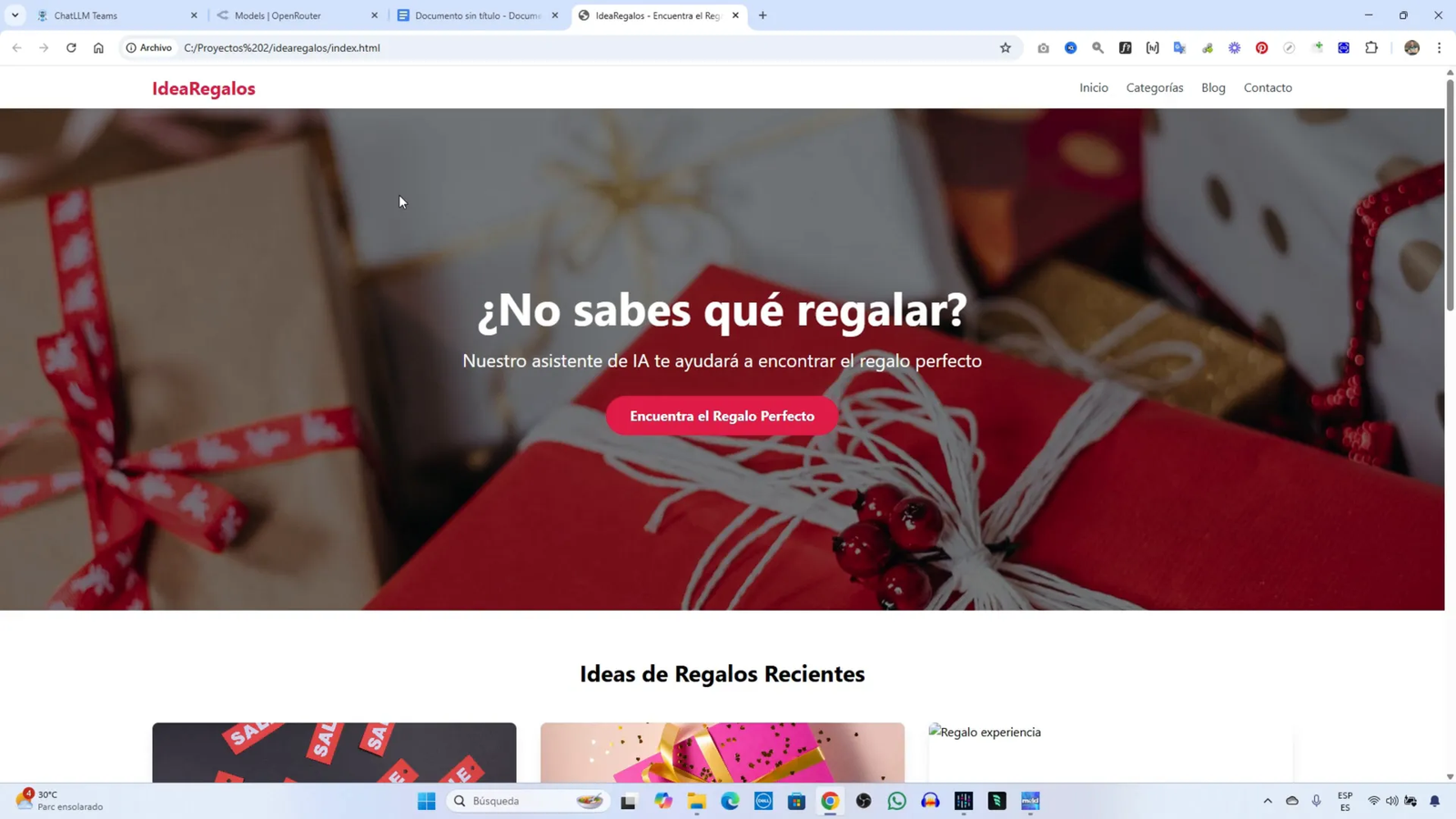 Validación del diseño inicial