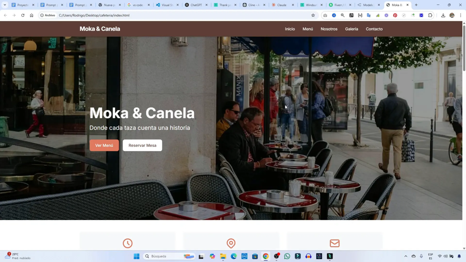 Revisando el código generado en Windsorf