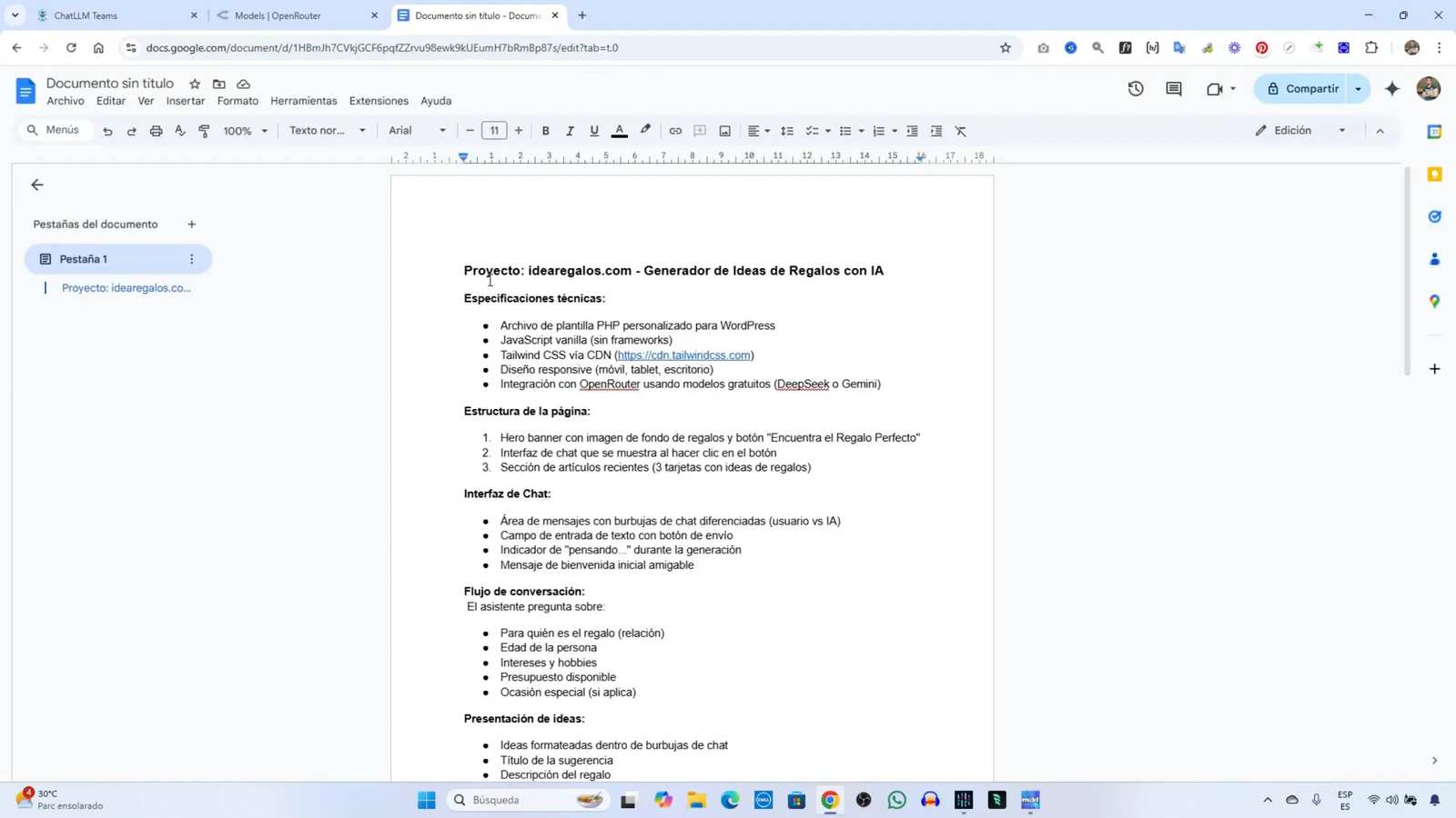 Transformación del prompt para el diseño