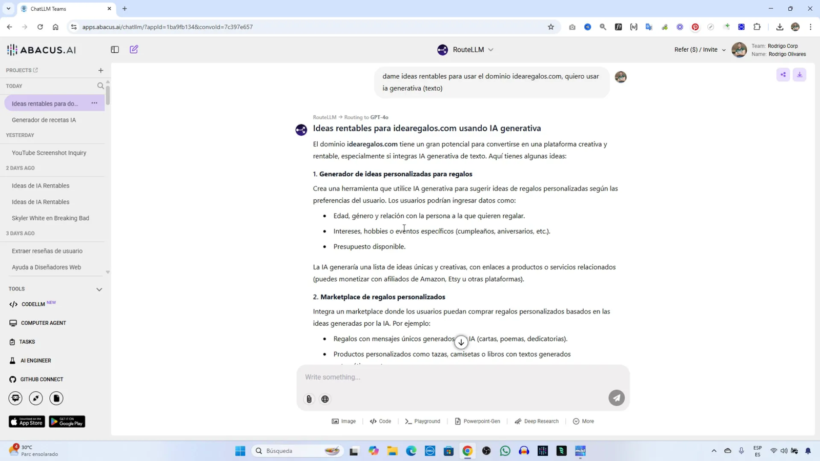 Formulario interactivo para recomendaciones