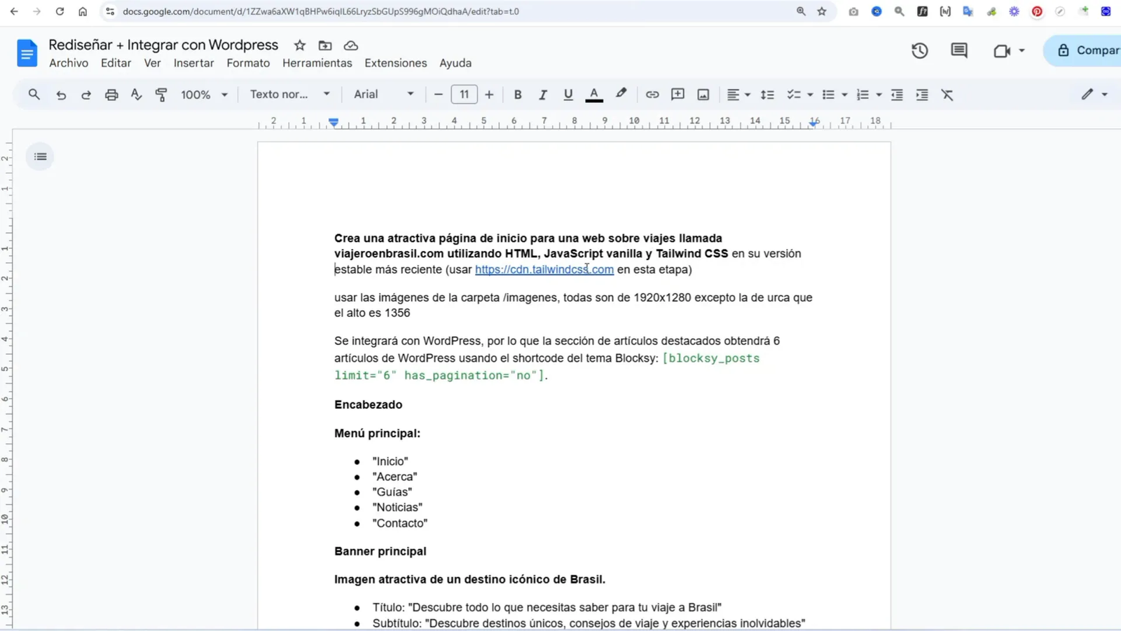 Prompt utilizado para el rediseño