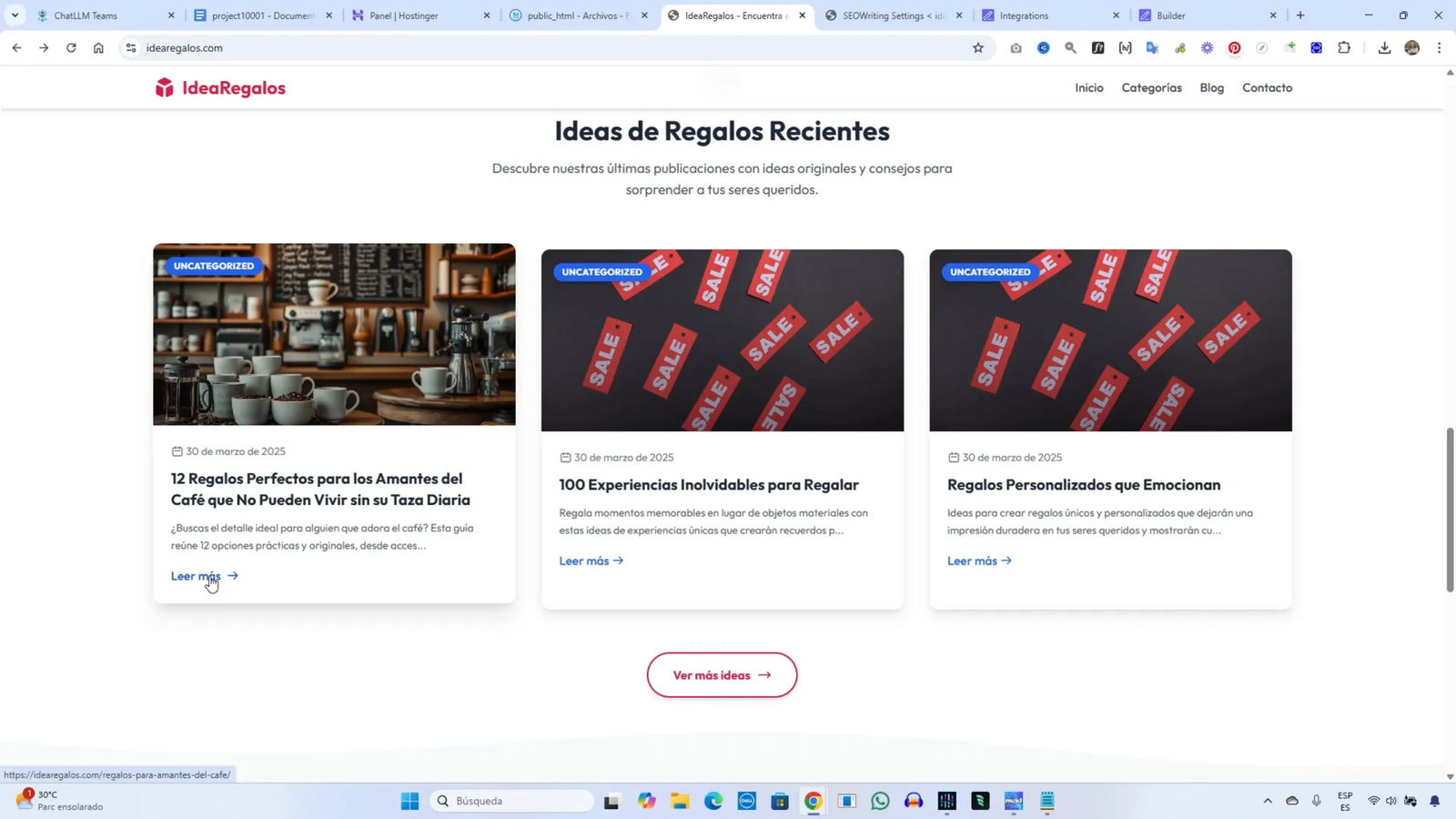 Creando una Web Nicho Rentable con IA desde 0 - Parte 3 18 Revisando el artículo publicado