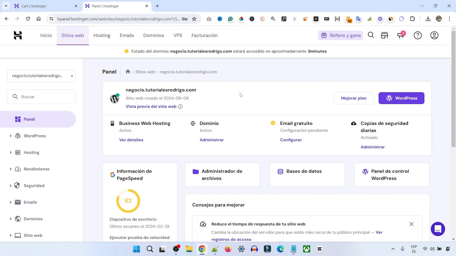 Crea una Página Web Profesional para tu Negocio con WordPress (Tutorial Completo)