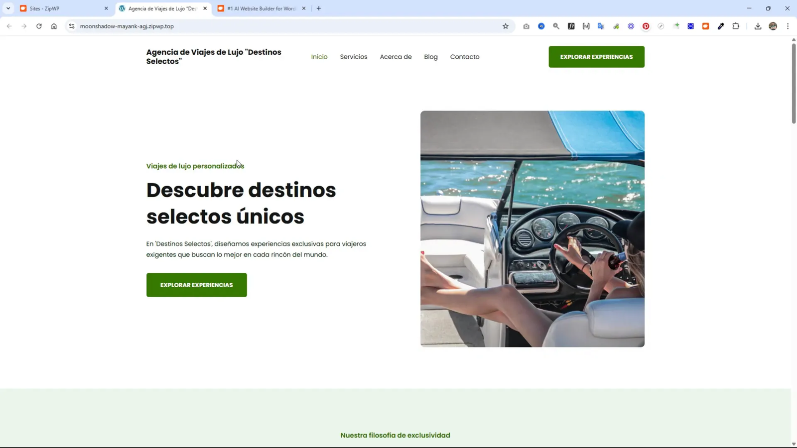 Así automatizo la creación de webs WordPress-Elementor usando ZipWP Pro