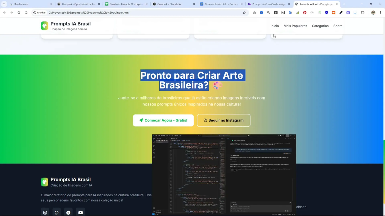 Ajuste de colores en la sección para mejorar contraste y legibilidad