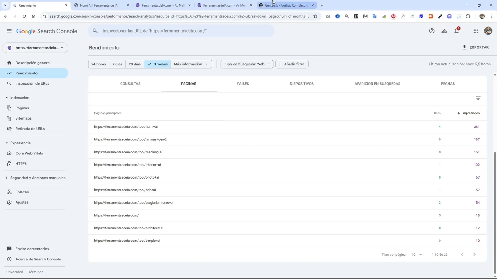Generación de contenido con GenSpark basado en palabras clave