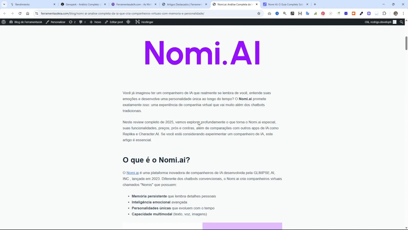 Crea Artículos para tu Directorio Web con estos Agentes de IA 2 Ejemplo de artículo generado con IA mostrando imágenes y análisis de funcionalidades