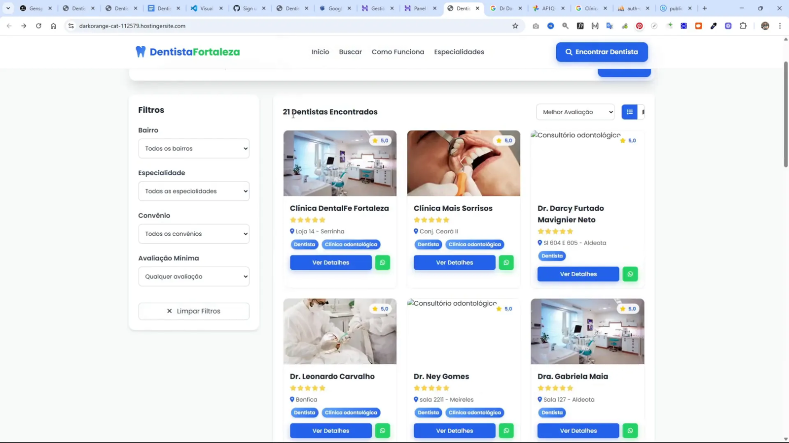 Así Creo Directorios Web con IA (Más Rentables que una Web Nicho) - Copia Mi Método 12 Filtros funcionales para buscar dentistas por especialidad